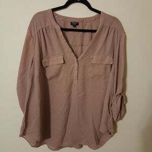 Torrid Harper Blouse with 3/4 Sleeves